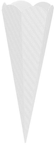 goldbuch 97856 Bastelschultüte 6-eckig, Rohling zum Selbsgestalten, Mit Steckverschluss zum Zusammenstecken, Schultüte 68 cm, Zuckertüte zur Einschulung, für Schulkinder & Berufsanfänger, Weiß