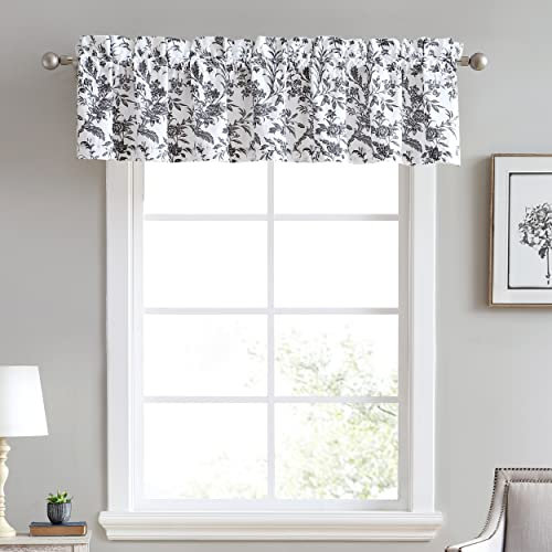Laura Ashley Home Amberley Volant, 218,4 x 38,1 cm, Schwarz