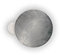 HouseholdBasics 25 x Selbstklebende Metallplättchen (verzinkter Stahl, Ø 11 mm, Höhe 0,3 mm)