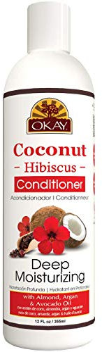 Okay Coconut Hibiscus Tief Hydratation Conditioner mit Kokosnuss, Arganöl, Mandel und Avocado, 355 ml
