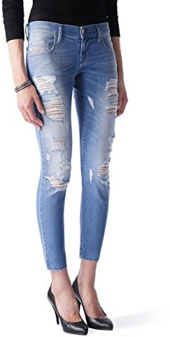 Diesel Grupee-Ankle Wash 0669Y Stretch Super Slim-Skinny Low Waist
