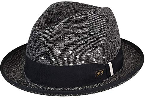 Bailey of Hollywood Herren Bascom Sommer Hut Schwarz M (57cm)