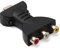 Conector de componente HDMI a 3RGB/RCA, Adaptador de Audio y vídeo, convertidor de señal de dígitos para HDMI a AV-portátil