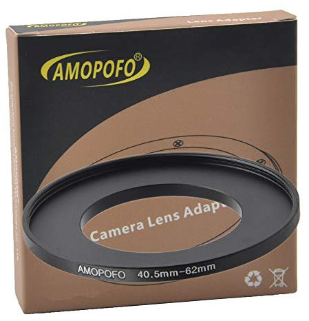 40.5 bis 62mm Metall Filter-Ring,40.5-62mm Step up Filteradapter Ring - von Kamera Objektiv mit 40.5mm Filtergewinde auf 62mm Filter-Ring