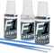 F1COLORS Lackstift 3x20ml für TESLA WHITE WATER PEARL PPSW Multi-Coat #J336