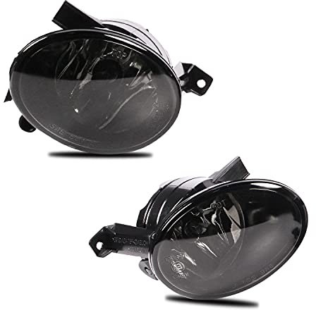 WISGOL Nebelscheinwerfer passt für VW Golf VI (5K1/AJ5) 08-13 Jetta 09-14 Golf VI Cabriolet 11-16 Up! 16-UP Tiguan 11-up Touran 10-15 Caddy 10-15 Eos 10-15 Seat Alhambra Ein Paar Rauch linse HB4/9006