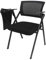 Fauteuil À Tablette Chaise De Conférence Pliante De Bureau Chaise De Formation avec Chaise De Tableau D'écriture pour Bureau, Salle De Classe, Salle D'attente (Color : Black, Size : 56 * 54 * 83cm)