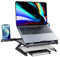 Support PC Réglable en Hauteur, Support Multifonctionnel, Laptop Stand, Compatible pour Ordinateur Portable (10-17) Macbook, Lenovo, Acer, ASUS, HP et Huawei, Noir