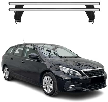 OMAC Menabo Dachträger für Peugeot 308 Kombi 2013-2021 Alu Silber