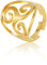 TEAMER Resizable Triskele Ring Edelstahl Heilige Geometrie Magisches Hexagramm Talisman Amulett Schmuck Für Frauen Mädchen (Triskele-Gold)