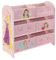 Disney Prinzessin Spielzeug-Aufbewahrungseinheit, 6 Boxen für Schlafzimmer, aus Holzwerkstoff/Stoff/Metall, einfache Montage und Reinigung