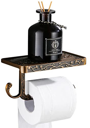 DIYBravo Porte Sopalin Mural, Porte Rouleau Essuie Tout Mural, Design Rétro, Support de Sopalin, Aluminium, Porte-Papier, Porte Rouleau, pour Armoire et Salle de Bain 183mm x 80mm