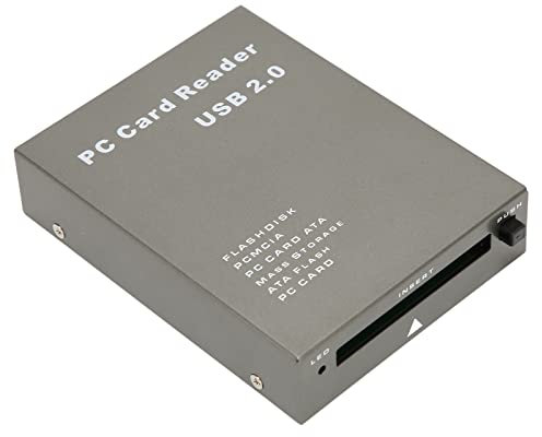 Topiky Speicherkartenleser, Hochgeschwindigkeits-PCMCIA-Kartenleser USB2.0, Plug-and-Play-PC-ATA-Kartenleser Speicherkarten-Direktlesung