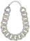 Soul-Cats Statement Choker Halskette bunt riesig oversized Panzerkette Gliederkette Vintage, Variante 5