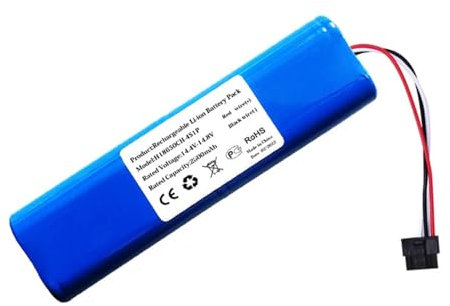 Batería de Iones de Litio de 14,4 V, 2600 mAh, 3500 mAh, Compatible con Robot Aspirador CECOTEC Conga 3290 3390 3490 3590 3690 3790 3890 (Color : 2600mAh)