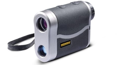 KONUS | RF 1500 Jagd/Golf Entfernungsmesser für Entfernungen von 5 bis 1500 Mt, Yards und Meter Wechsel, einfache Einhandbedienung