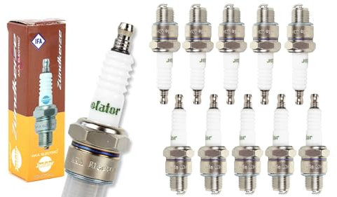 10x Zündkerze Isolator Spezial M14-260, Schlüsselweite 21mm für Simson S50 S51 S70 S53 SR50 SR80 KR51 SR4, MZ ES TS ETS ETZ BK350, IWL, AWO, EMW