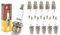 10x Zündkerze Isolator Spezial M14-260, Schlüsselweite 21mm für Simson S50 S51 S70 S53 SR50 SR80 KR51 SR4, MZ ES TS ETS ETZ BK350, IWL, AWO, EMW
