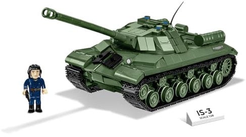 COBI is-3 Soviet Heavy Tank Scale 1:28 1170 pcs / 1 fig