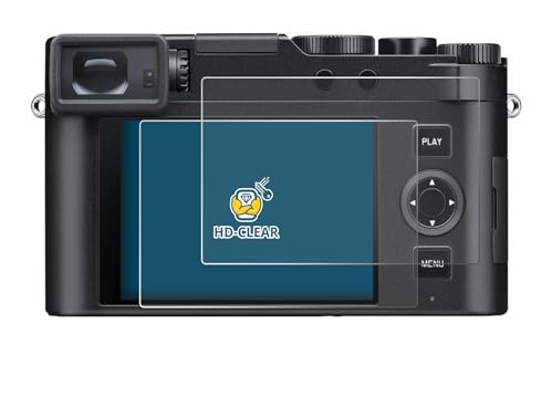 BROTECT Schutzfolie für Leica D-Lux 8 | 2 Stück Transparenter Displayschutz Made in Germany Klare Displayschutz-Folie Clear Einfache Montage Case-Friendly