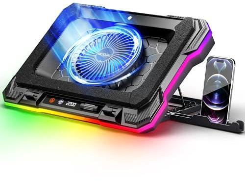 MOOJAY C51ULaptop Kühler RGB Gaming Notebook Kühlpads B0DD3R45BS
