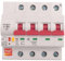 Quisiete Disyuntor Inteligente Tuya 80A WiFi Disyuntor Inteligente Interruptor AutomáTico Sobrecarga ProteccióN Cortocircuitos (4P)