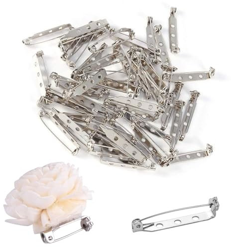 100 Stück Anstecknadel,Broschennadeln,Anstecker,Anstecker Hochzeit,Anstecknadeln,Safety Pins,Anstecknadeln Pins,Brosche-Pins,für Schmuck Handwerk und Handarbeiten,Sicherheitsnadeln(25mm)