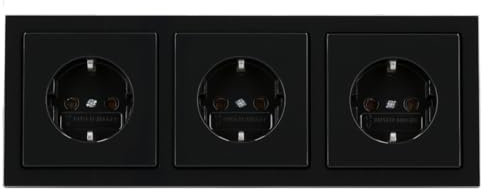 Busch-Jaeger Steckdosen-Set: 3x 20 EUC-81 Steckdose + 1723-181K 3-fach Rahmen Studioweiß Future Linear