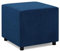 Mebligo - Fußstütze für Sessel 50 x 50 cm NEO Kollektion, Bequemer Hocker als Auflage, Pouf Hocker, Aus Hochwertigen Materialien, Sitzpouf, Fusshocker Gepolstert für Sessel, Marineblau