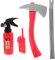 Alasum Firefighter Role Play Set for Kids - 4 Piece Simulation Fire Extinguisher Props for Cosplay, Parties, and Performances