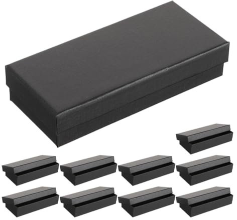 TOKIDNY 10stücke Schwarze Uhrenbox Mit Einzelgitter Uhrenbox-organizer Für Männer Und Frauen Aufbewahrungsbox Für Uhren Und Schmuck Tragbar Für Reisen