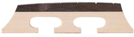 Bridge Banjo à 6 Chaînes 3 à Pattes Premium Ebony Maple Banjo Bridge pour les Accessoires de Banjolele