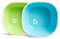 Munchkin Splash Toddler Bowls | Weaning Bowls | Baby and Children Weaning Bowls | Easy to Clean & Durable and Safe | 2 Pack | Blue & Green