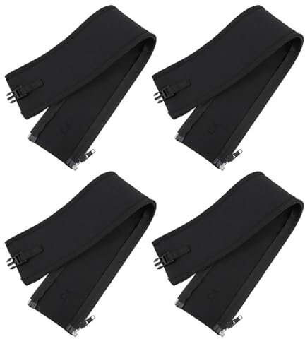 Holibanna 4 Pezzi Protezione Del Filo Bloccanti Delle Telecamere Di Sicurezza Morsetto Regolabile Per Lavello Manicotto Per L'organizzazione Dei Cavi Passacavo Nero Black Neoprene