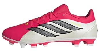 adidas Unisex Predator Club Firm Ground/Multi Ground Football Boots, Lucid red/core Black/FTWR White, 8 UK