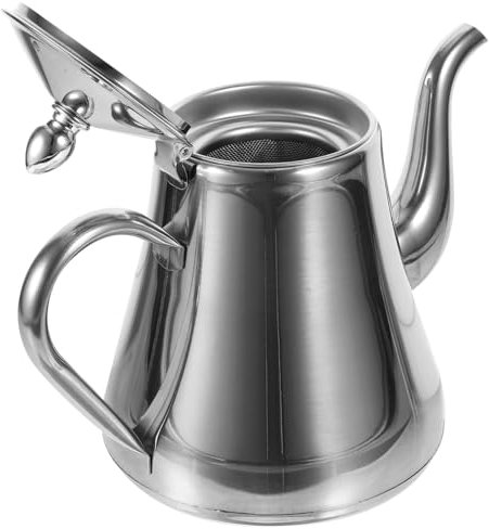 Alipis Tetera Infusor Colador Hervidor Teteras Home Fellow Teteras Suministros Para El Salón De Té Acero Inoxidable Plata