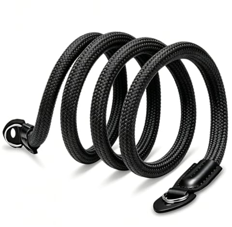 Gmili 100CM Nylon Kletterseil Kameragurt für Sony, für Fujifilm, für Canon, für Nikon Kamera Schultergurt mit O-Ring und Lederpolster für SLR/DSLR oder spiegellosen Kameras