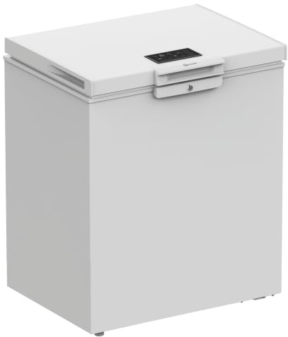 Bauknecht GTE 142MD Gefriertruhe, 142 l Nutzinhalt, Multi Zone Kühl- und Gefrierfunktion, WinterProof, Touch Display, Supergefrierfunktion, Door Balance, leise 39 dB, Weiß
