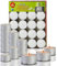Ner Mitzvah Bougies Chauffe Plat - Pack de 40 Bougies en Vrac - Lot Bougies Chauffe Plat - Bougies Blanches Chauffe-Plat Fabriquées en Europe - 6 Heures