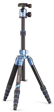 Cullmann 55453 Mundo 522T Reisestativ inklusiv Kugelkopf Packmaß 31,5 4 | Auszüge 136 Tragfähigkeit 5kg