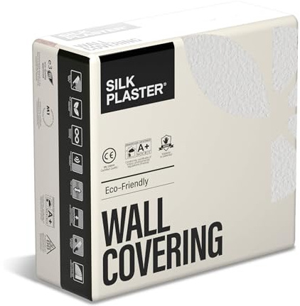 Silk Plaster Seide Putz UK Ltd Alternative Tapete dekorative Strukturierte Raufaser Innen Optima 051 in Weiß