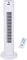 ANSIO Tower Fan 30-inch with Remote For Home and Office, 7.5 Hour Timer, 3 Speed Oscillating Fan- White