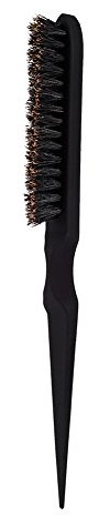 Brosse à cheveux, coiffeur professionnel brosse à cheveux enchevêtrement peigne queue peigne outils de coiffeur(noir)