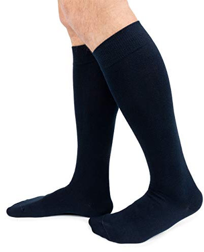 Ciocca Calze uomo lunghe, caldo cotone ritorto resistente - 6 Paia - Due taglie [450W_085_I_6]