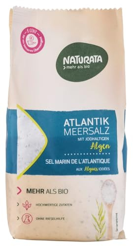 Naturata Bio Atlantik Meersalz Mit Jodhaltigen Algen G, 8x500