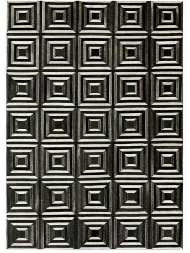 Vip-leather NEU KUHFELL Patchwork Teppich Art 6300 (240 cm x 300 cm)