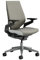 Steelcase Gesture Ergonomischer Bürostuhl mit 360° Armlehnen und 3D-Live Back Lumbalstütze Trüffel, 66 x 62.5 x 104