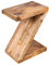 Beistelltisch Z Mango H60cm Holz Braun Natur Massiv Couchtisch Sofatisch Ablage Design Deko Tisch