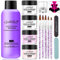 4PCS Poudre Acrylique pour Ongles SPTHTHHPY et 75ML Liquide Acrylique, Kit Vernis à Ongles Complet, Convient Aux Débutants et Aux