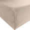 REDBEST Spannbettlaken Denver Elasthan-Jersey-Stretch beige Größe 140x200 cm - 160x200 cm - besonders weich und anschmiegsam, bügelfrei, mit Rundumgummi